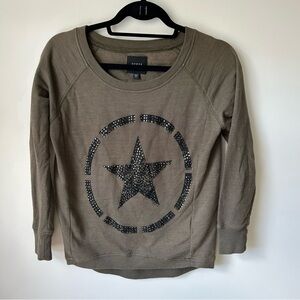 Guess Army Green Top